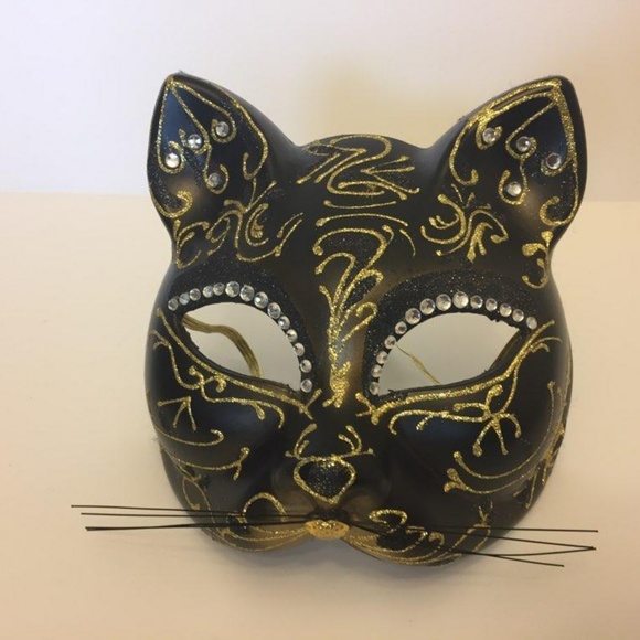 Glitter Cat Mask - Picture 3 of 4
